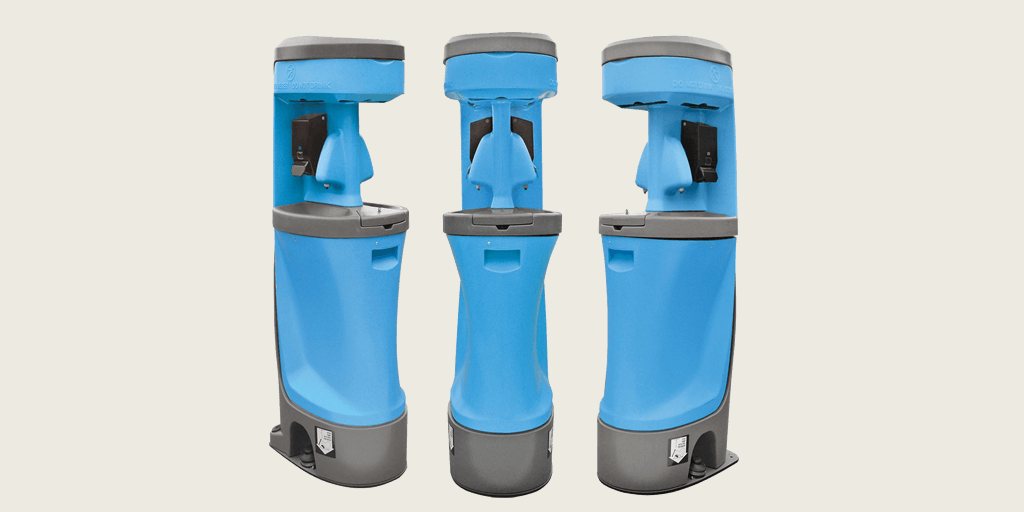 Portable handwashing stations available for rental